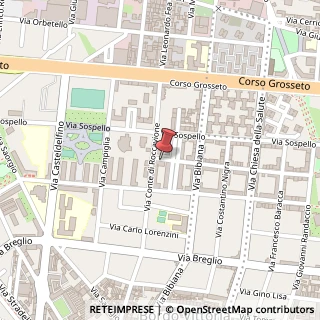 Mappa Via Natale Palli, 65, 10147 Caselle Torinese, Torino (Piemonte)