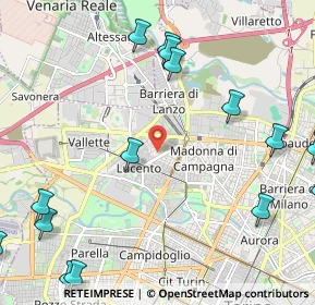 Mappa Piazza Nazario Sauro, 10151 Torino TO, Italia (3.13188)