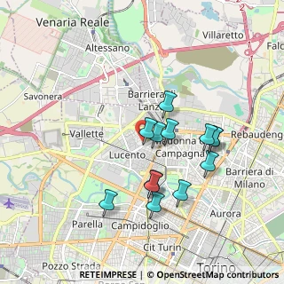 Mappa Piazza Nazario Sauro, 10151 Torino TO, Italia (1.62154)
