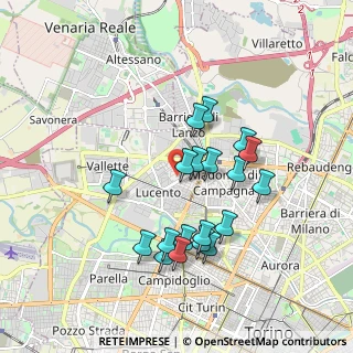 Mappa Piazza Nazario Sauro, 10151 Torino TO, Italia (1.66737)