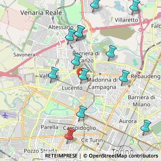 Mappa Piazza Nazario Sauro, 10151 Torino TO, Italia (2.38846)
