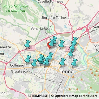 Mappa Via Pirano, 10151 Torino TO, Italia (3.2525)