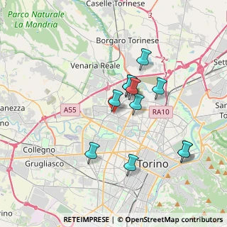 Mappa Via Pirano, 10151 Torino TO, Italia (3.22364)
