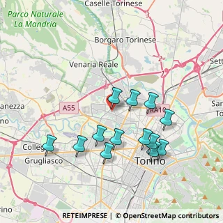 Mappa Via Pirano, 10151 Torino TO, Italia (3.69462)