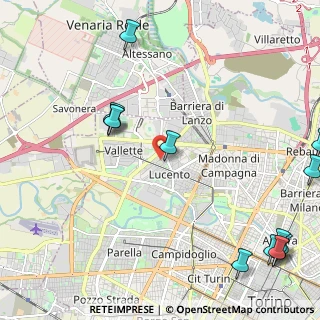 Mappa Via Pirano, 10151 Torino TO, Italia (3.13923)