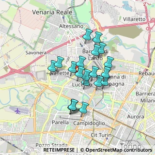 Mappa Via Pirano, 10151 Torino TO, Italia (1.3525)