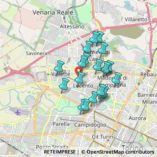 Mappa Via Pirano, 10151 Torino TO, Italia (1.437)