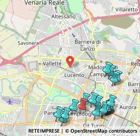 Mappa Via Pirano, 10151 Torino TO, Italia (2.901)