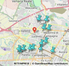 Mappa Via Pirano, 10151 Torino TO, Italia (2.12071)