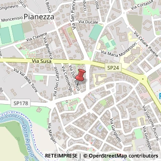 Mappa Via Don Bosco, 6, 10044 Pianezza, Torino (Piemonte)