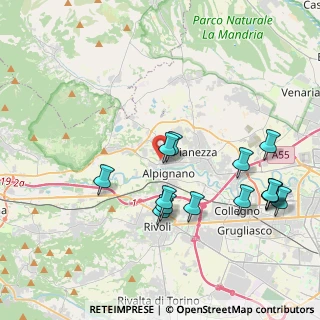 Mappa Via Cervino, 10091 Alpignano TO, Italia (4.25071)
