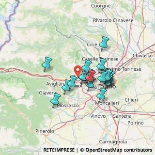 Mappa Via Cervino, 10091 Alpignano TO, Italia (10.4455)