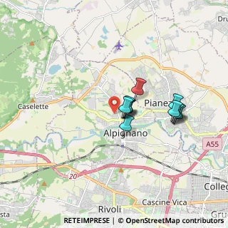 Mappa Via Cervino, 10091 Alpignano TO, Italia (1.34)