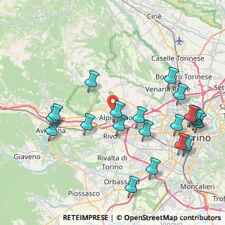 Mappa Via Cervino, 10091 Alpignano TO, Italia (9.305)