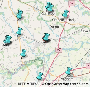 Mappa Via Alla Costa, 27039 Sannazzaro de' Burgondi PV, Italia (9.6505)