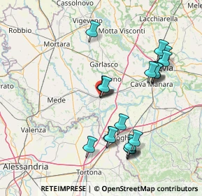 Mappa Via Alla Costa, 27039 Sannazzaro de' Burgondi PV, Italia (15.411)