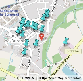 Mappa Via Alla Costa, 27039 Sannazzaro de' Burgondi PV, Italia (0.225)