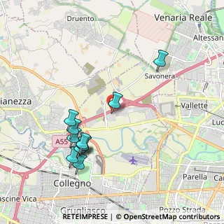 Mappa Ipermercato Carrefour, 10093 Collegno TO, Italia (2.03636)