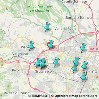 Mappa Ipermercato Carrefour, 10093 Collegno TO, Italia (4.36769)