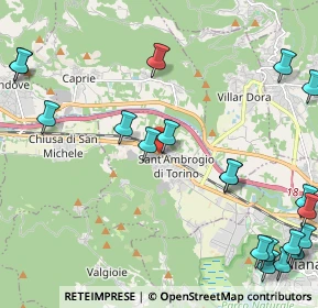 Mappa Via Frejus, 10057 Sant'Ambrogio di Torino TO, Italia (3.0745)