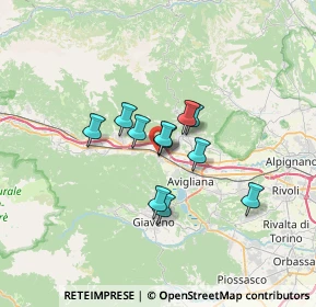 Mappa Via Frejus, 10057 Sant'Ambrogio di Torino TO, Italia (4.46)