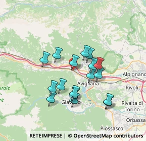 Mappa Via Frejus, 10057 Sant'Ambrogio di Torino TO, Italia (6.02412)