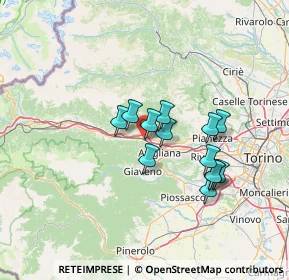 Mappa Via Frejus, 10057 Sant'Ambrogio di Torino TO, Italia (11.00385)