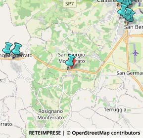 Mappa SP 457, 15020 San Giorgio Monferrato AL, Italia (4.116)