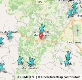 Mappa SP 457, 15020 San Giorgio Monferrato AL, Italia (3.808)