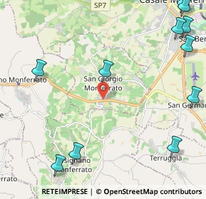 Mappa SP 457, 15020 San Giorgio Monferrato AL, Italia (3.55929)