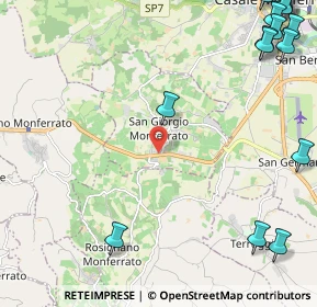 Mappa SP 457, 15020 San Giorgio Monferrato AL, Italia (3.827)