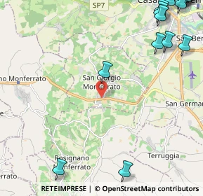 Mappa SP 457, 15020 San Giorgio Monferrato AL, Italia (3.8815)