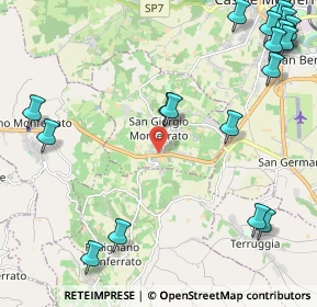 Mappa SP 457, 15020 San Giorgio Monferrato AL, Italia (3.164)
