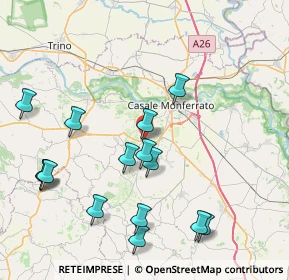 Mappa SP 457, 15020 San Giorgio Monferrato AL, Italia (8.97467)