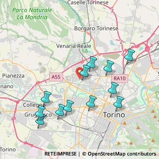 Mappa Via delle Magnolie, 10151 Torino TO, Italia (4.20333)