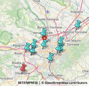 Mappa Via delle Magnolie, 10151 Torino TO, Italia (6.59833)