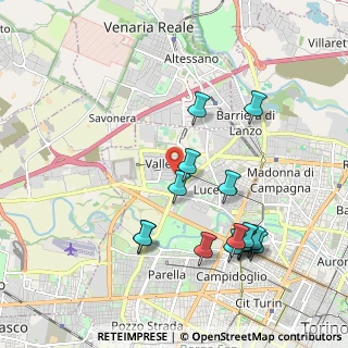 Mappa Via delle Magnolie, 10151 Torino TO, Italia (2.10933)