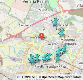Mappa Via delle Magnolie, 10151 Torino TO, Italia (2.22364)