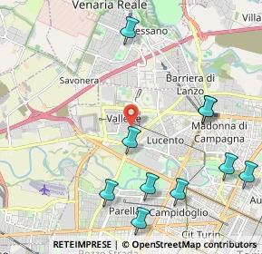 Mappa Via delle Magnolie, 10151 Torino TO, Italia (2.71)
