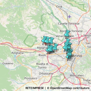 Mappa Mc-Drive, 10091 Alpignano TO, Italia (5.84867)