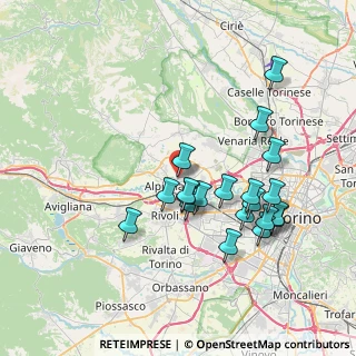Mappa Mc-Drive, 10091 Alpignano TO, Italia (7.261)