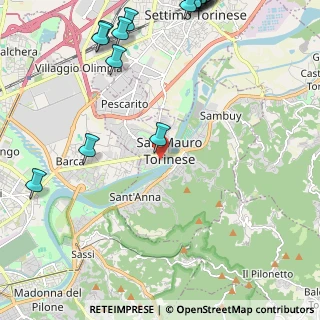 Mappa Piazza Antonio Gramsci, 10099 San Mauro Torinese TO, Italia (3.4025)