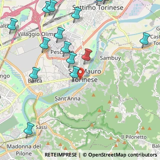 Mappa Piazza Antonio Gramsci, 10099 San Mauro Torinese TO, Italia (2.856)