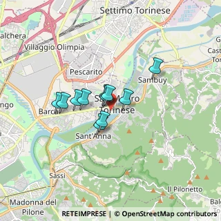 Mappa Piazza Antonio Gramsci, 10099 San Mauro Torinese TO, Italia (1.12091)