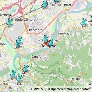 Mappa Piazza Antonio Gramsci, 10099 San Mauro Torinese TO, Italia (3.14917)
