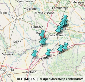 Mappa A7 Milano - Genova, 27030 Pieve Albignola PV, Italia (13.54118)