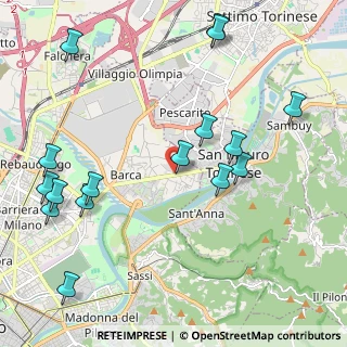 Mappa Str. di S. Mauro, 10157 Torino TO, Italia (2.56063)