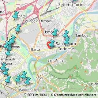 Mappa Str. di S. Mauro, 10157 Torino TO, Italia (3.33722)