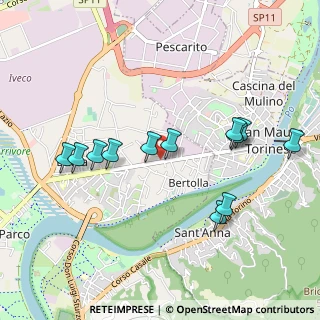 Mappa Str. di S. Mauro, 10157 Torino TO, Italia (0.9675)
