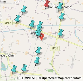 Mappa Via Guglielmo Marconi, 26048 Sospiro CR, Italia (2.22786)